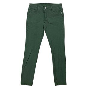 Alloy Apparel Green Stretch Skinny Jeans Pants Women’s 13x32 Casual Cotton Blend